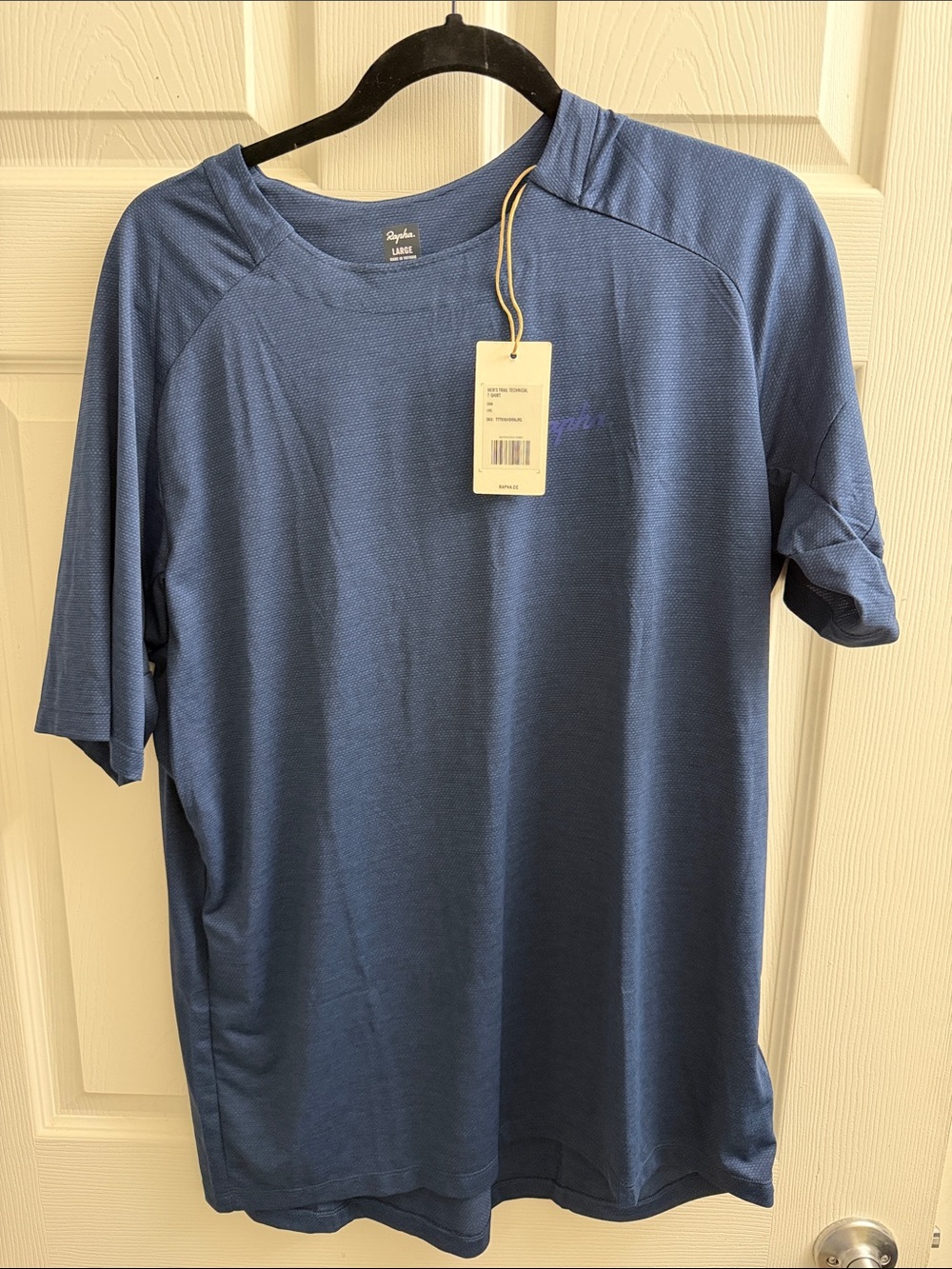 Rapha Trail Tech Men's Performance T-Shirt - Blue